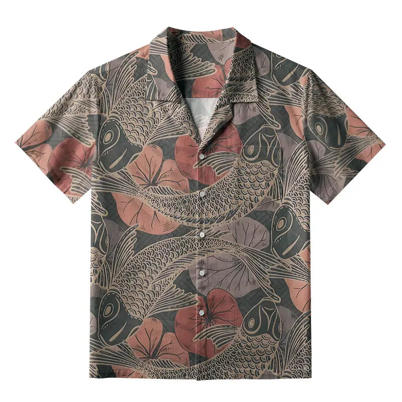Vintage Kyoto Lion Hawaiian Shirt