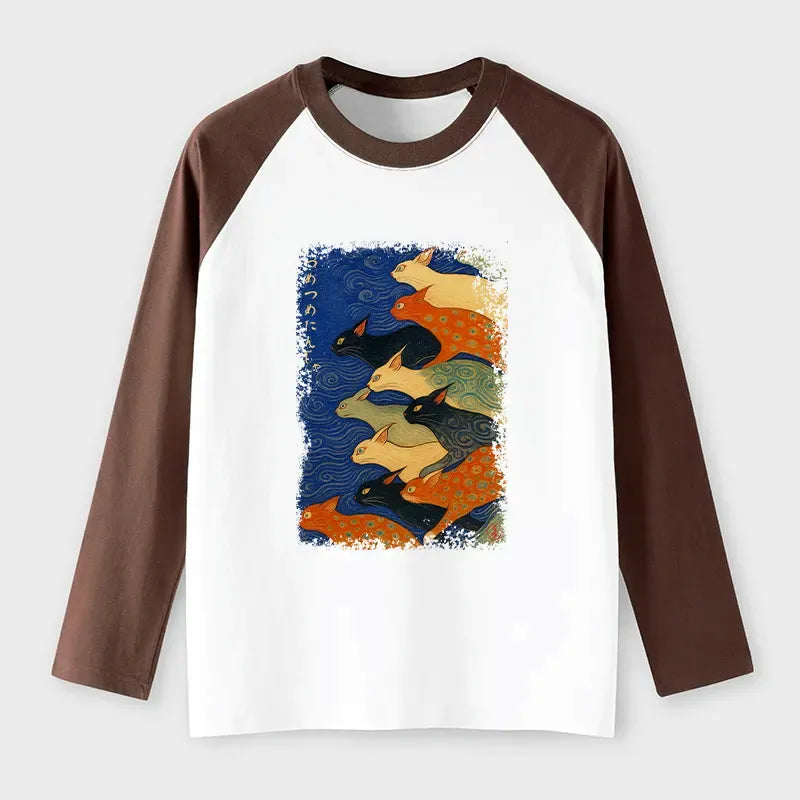 Kyoto-Lion Claw-some Ninja long sleeve T-shirt