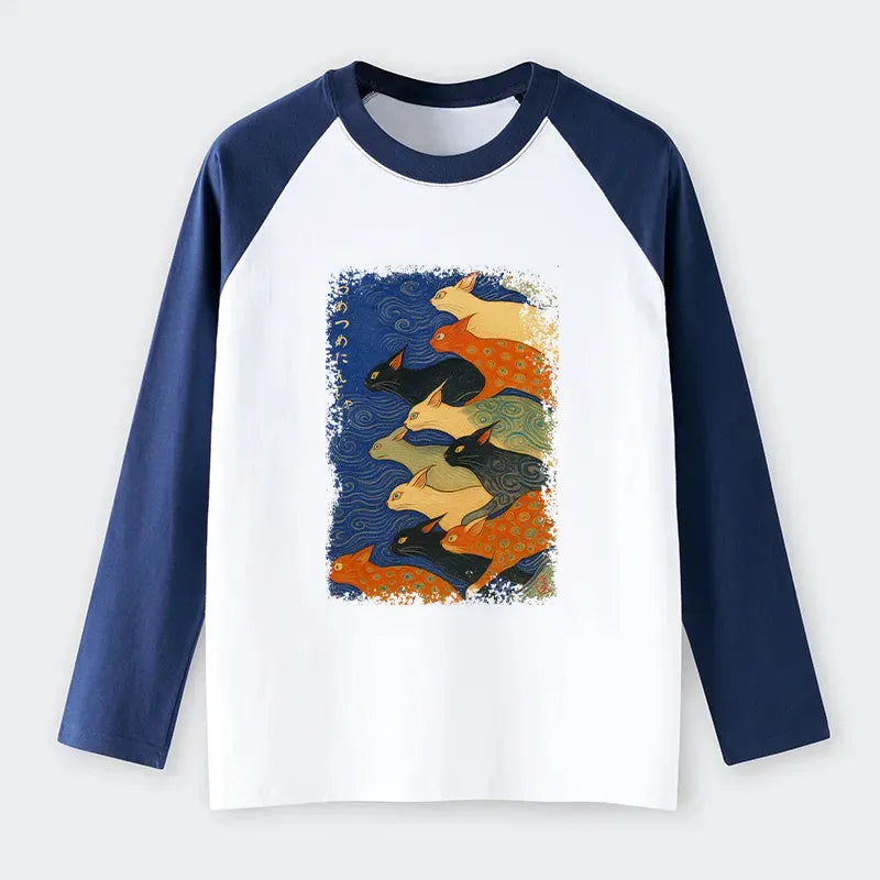 Japanese Ninja Long Sleeve T-Shirt