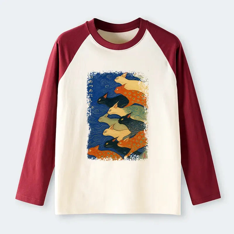 Kyoto-Lion Claw-some Ninja long sleeve T-shirt