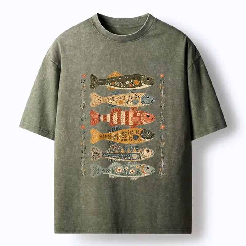 washed vintage t-shirt for daily wear