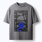 Kyoto-Lion Meguro Region Of Japan Washed T-Shirt