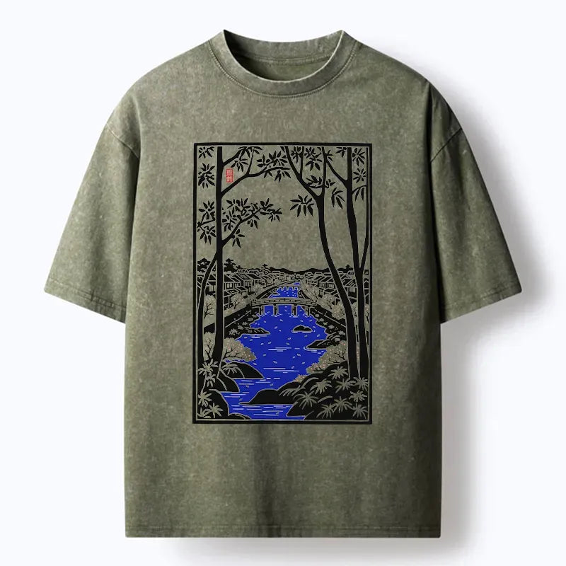 vintage kyoto lion unisex tee on sale