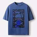 Kyoto-Lion Meguro Region Of Japan Washed T-Shirt
