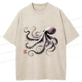 Unisex Streetwear Octopus T-Shirt for Summer