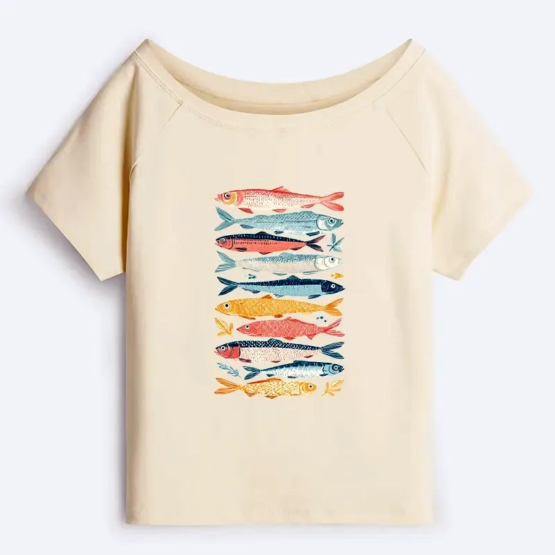 women's off shoulder tee with free shipping