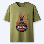 Unisex Cotton Capybara Tee Special Offer