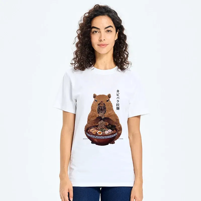 Unisex Cotton Capybara Tee Special Offer