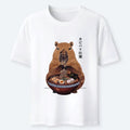 Vintage Capybara Eating Ramen Gift Idea