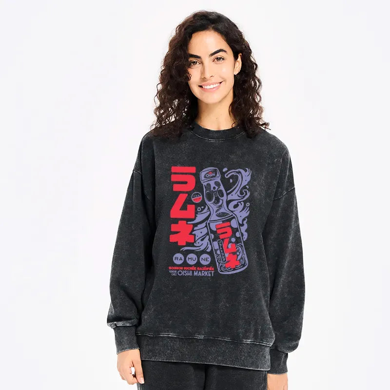 comfortable Japanese sweatshirt with free shipping