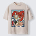 Kyoto-Lion Lobster Ramen Wave Washed T-Shirt