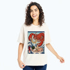 Kyoto-Lion Lobster Ramen Wave Washed T-Shirt