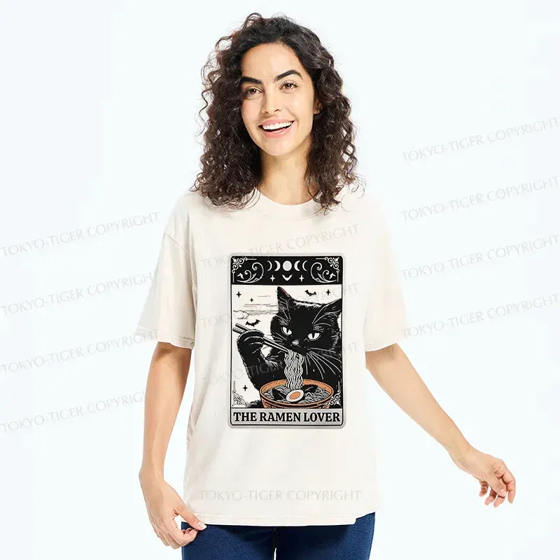 Kyoto Lion Cat Ramen T-Shirt