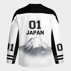 Kyoto-Lion Funny Invincible Japanese Kanji Long-Sleeve Hockey Jersey
