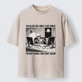 Kyoto-Lion Funny Skeleton Coffee Break Meme Washed T-Shirt