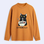 Comfortable Japanese Cat T-Shirt for Gift
