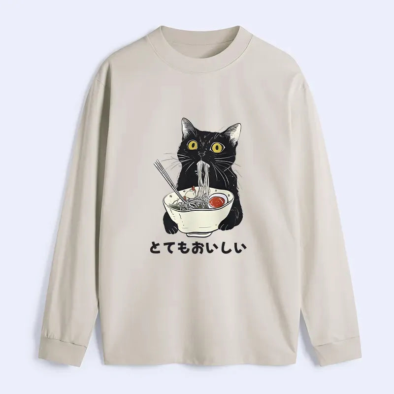 Comfortable Japanese Cat T-Shirt for Gift