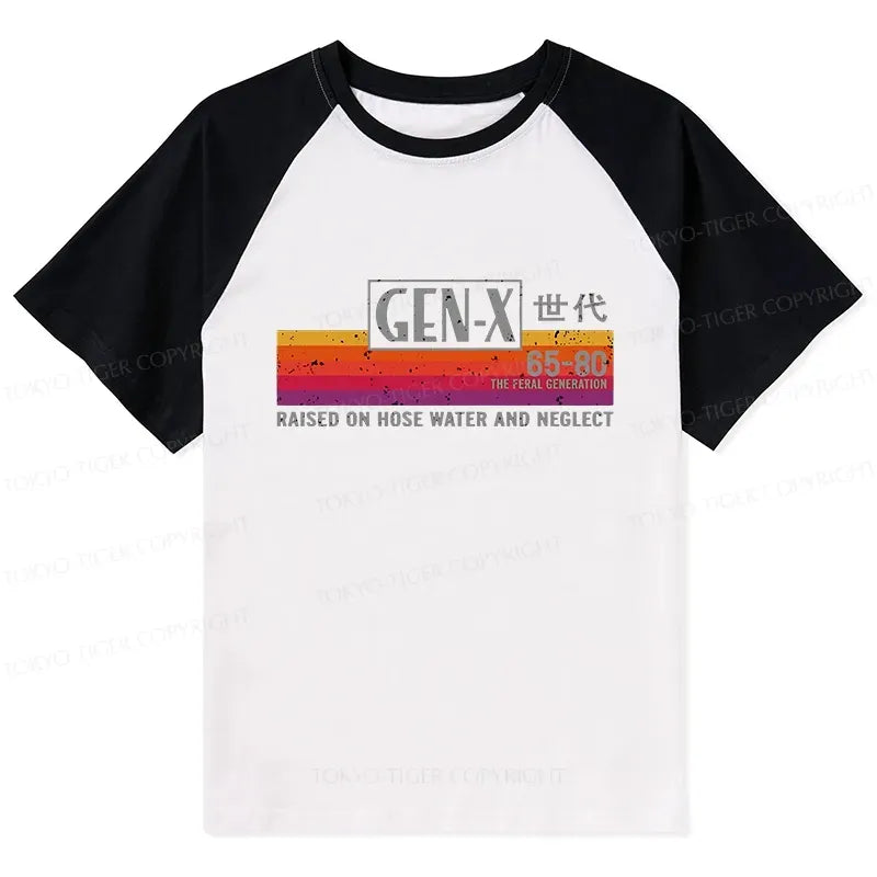 retro Kyoto lion t-shirt for daily wear