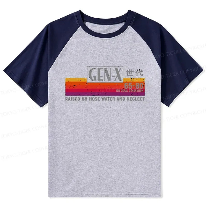 Kyoto-Lion X Era Retro Raglan T-shirt
