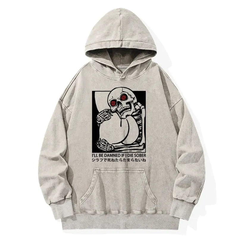 Japanese washed hoodie free shipping