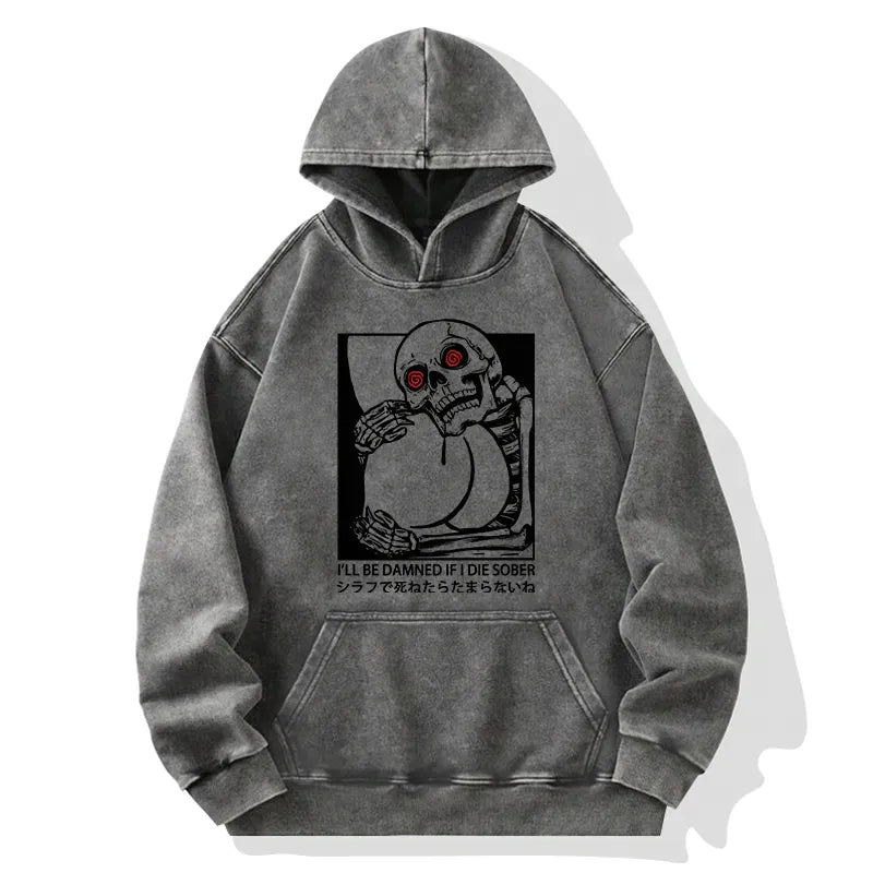 Japanese washed hoodie free shipping