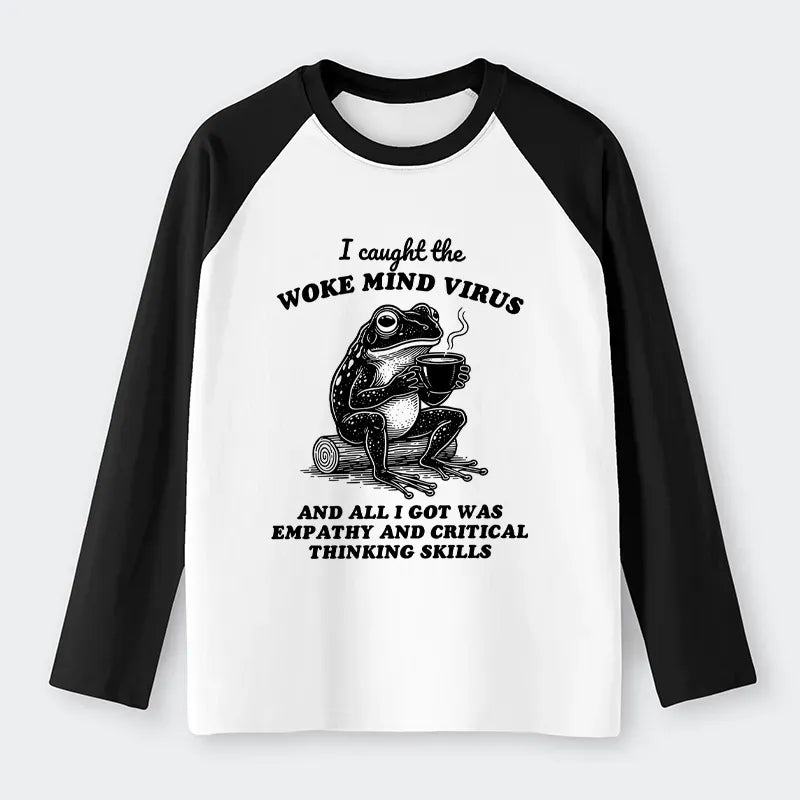 Japanese Frog Long Sleeve T-shirt for Daily Wear