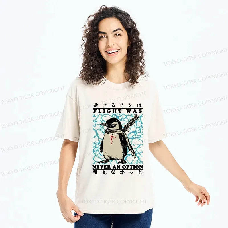 Unisex Ninja Penguin Cotton Tee