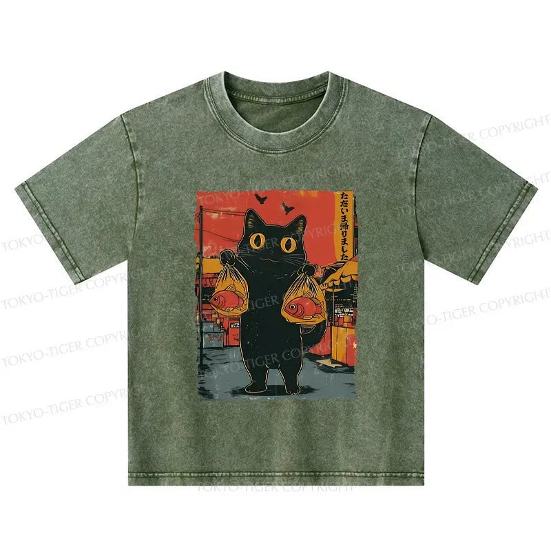 Unisex Washed Kids T-Shirt Best Seller