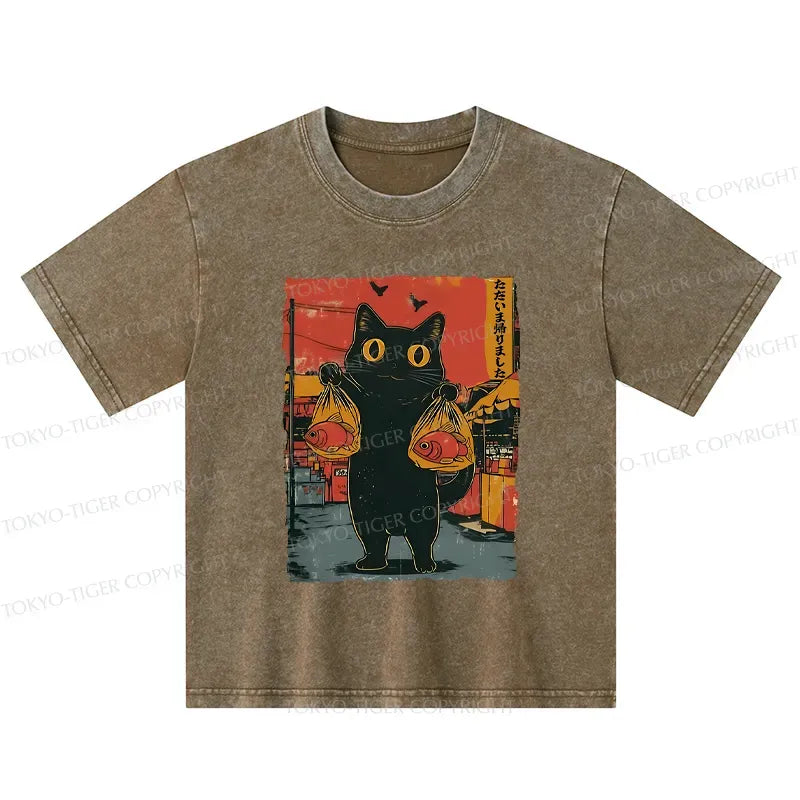 Unisex Washed Kids T-Shirt Best Seller