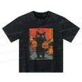 Kyoto Cat Fishing Shirt for Boys