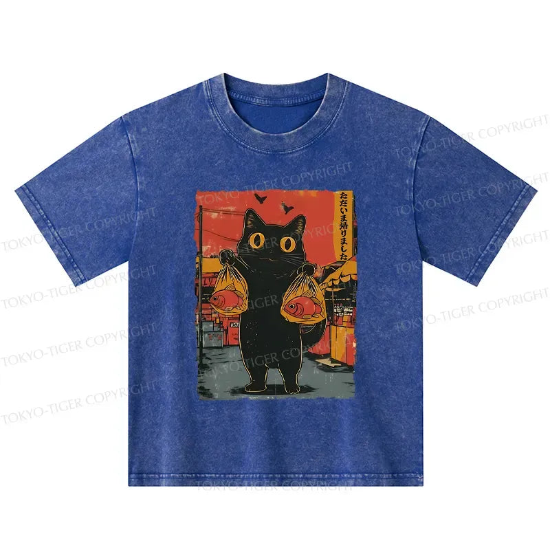 Unisex Washed Kids T-Shirt Best Seller