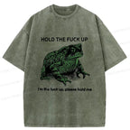 Japanese Frog Meme Shirt for Casual Daily Wear
