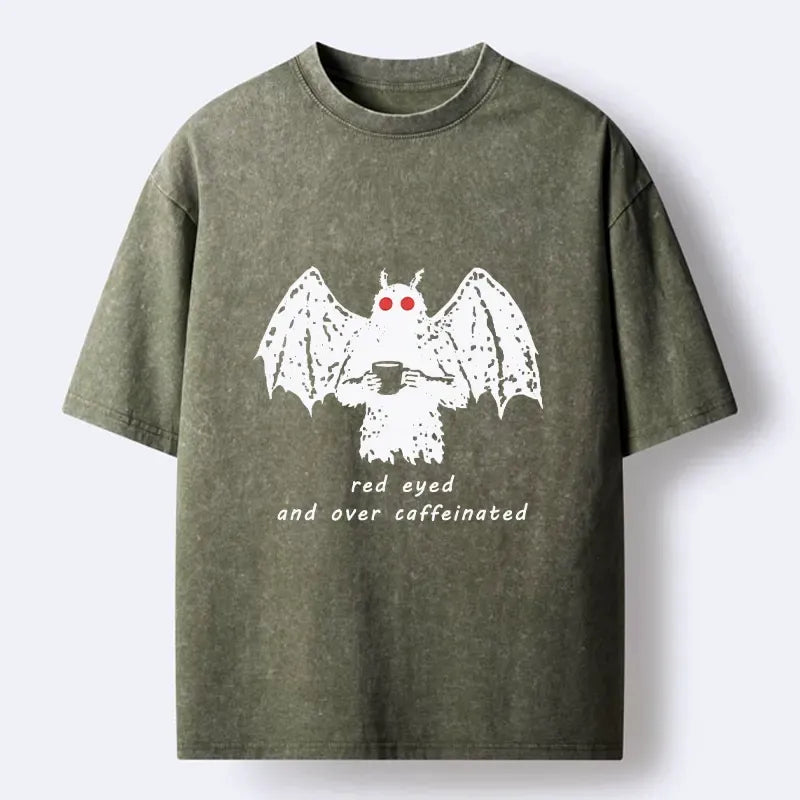 Japanese Streetwear Washed Tee for Daily Wear