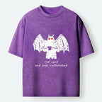 Japanese Streetwear Washed Tee for Daily Wear
