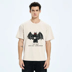 Japanese Streetwear Washed Tee for Daily Wear