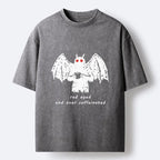 Japanese Mythical Mothman Washed T-Shirt
