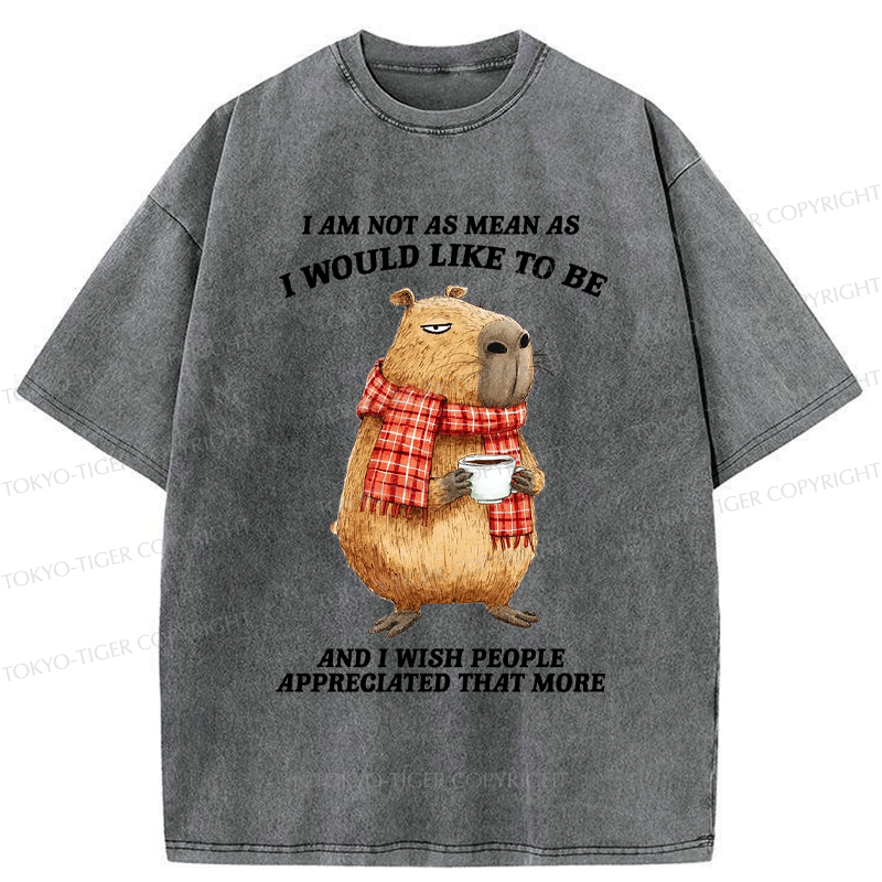 Playfully Mean Capybara Unisex Tee