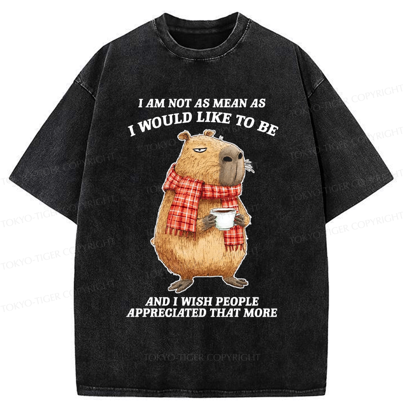 Playfully Mean Capybara Unisex Tee
