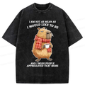 Playfully Mean Capybara Unisex Tee