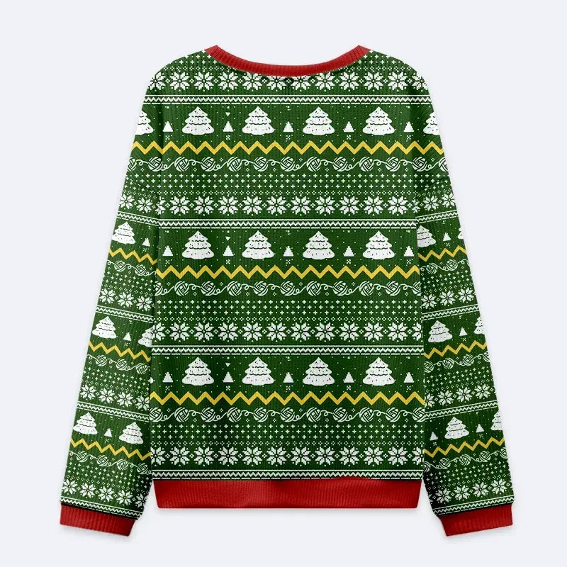 kyoto lion cat christmas ugly sweatshirt