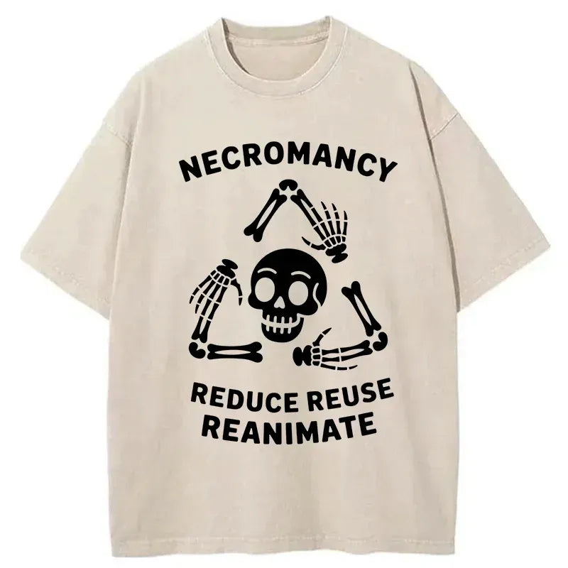 Kyoto-Lion 3R Skull Washed T-Shirt