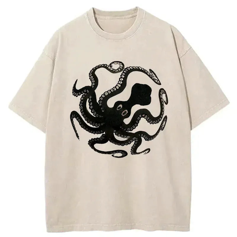 Vintage Washed T-Shirt Free Shipping