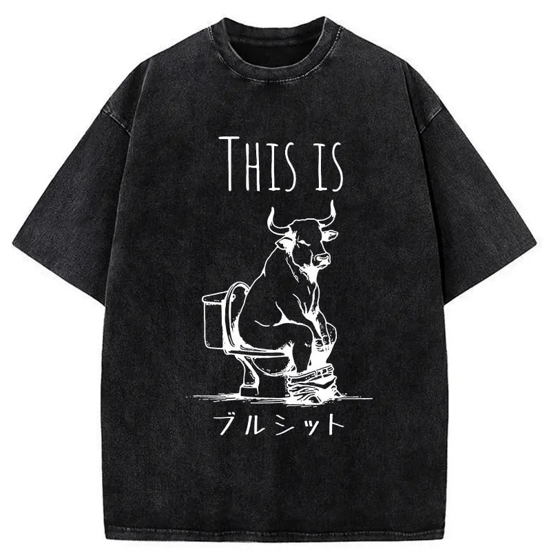 Kyoto-Lion This Is Bullshit Washed T-Shirt