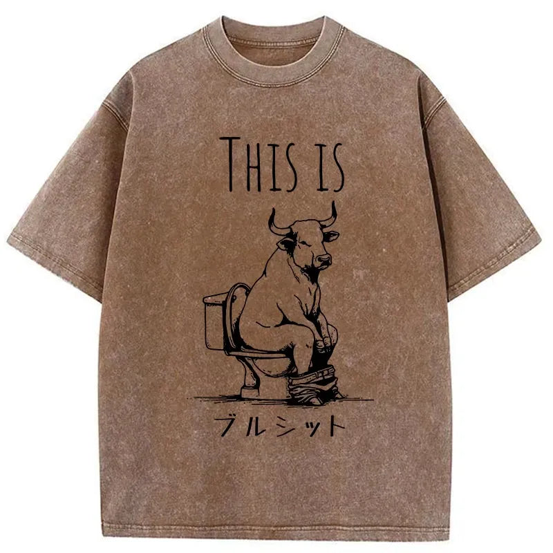 Kyoto-Lion This Is Bullshit Washed T-Shirt