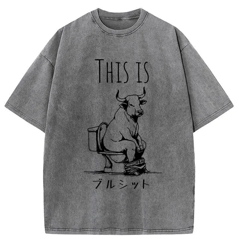 Kyoto-Lion This Is Bullshit Washed T-Shirt