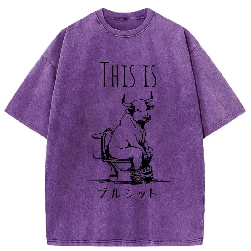 Kyoto-Lion This Is Bullshit Washed T-Shirt
