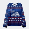Kyoto-Lion Work Emails During Holiday Christmas Ugly Sweatshirt