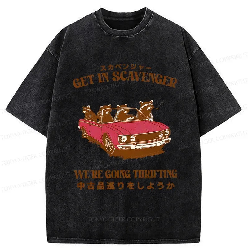 Kyoto-Lion Get In Scavenger Washed T-Shirt