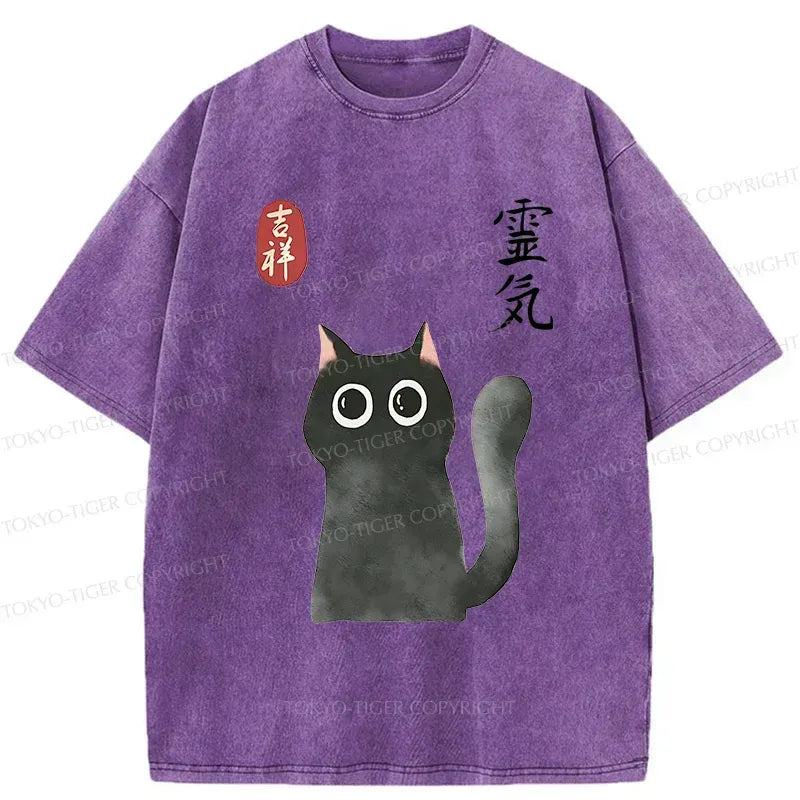japanese mystical cat unisex tee