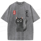 best seller vintage japanese cat shirt